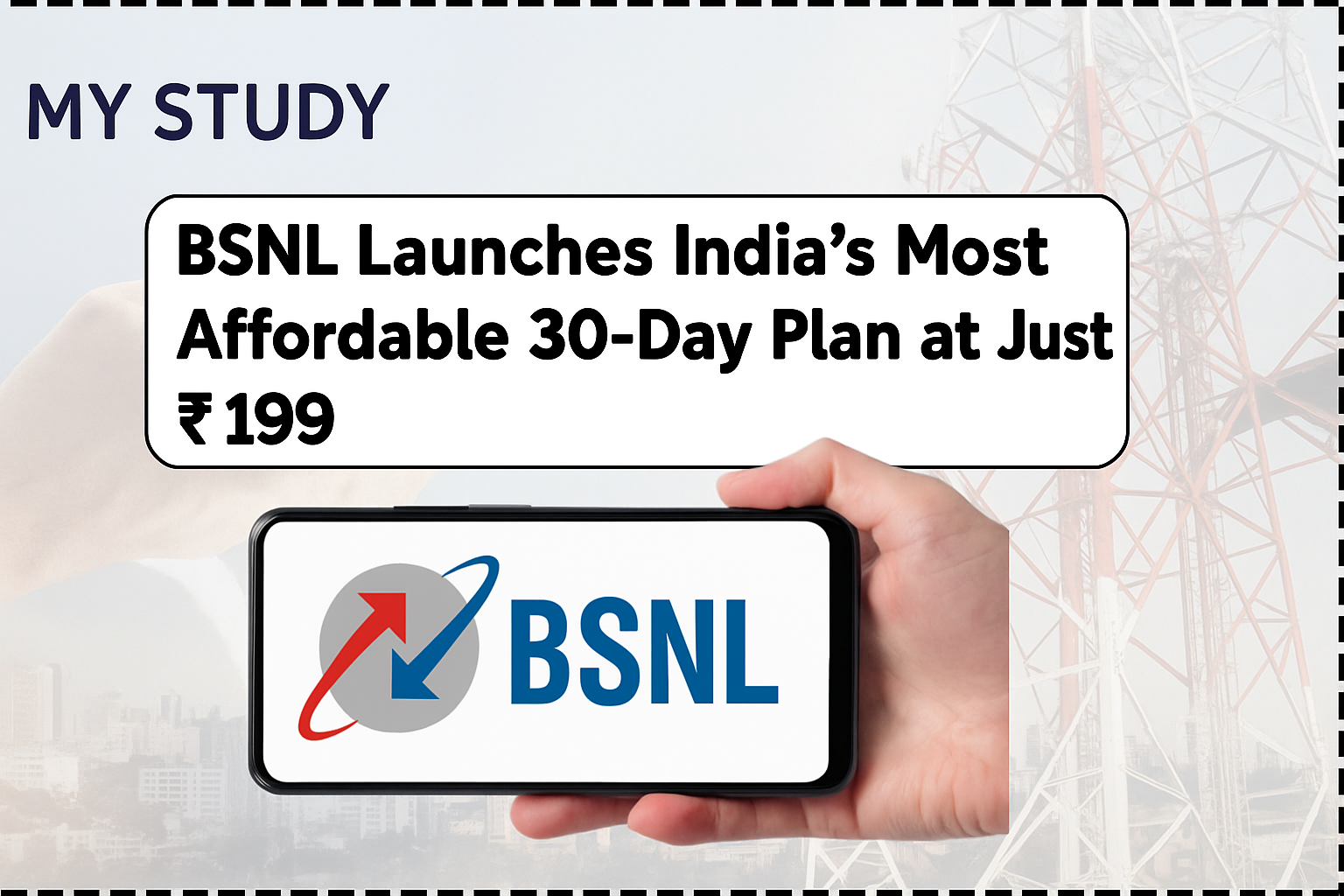 BSNL Launches India’s Most Affordable 30-Day Plan at Just ₹199
